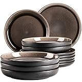 MÄSER 934021, Serie Niara, Modernes Teller Set für 6 Personen in aufregendem Vintage Look,...