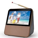 HassoKon Digitaler Tragbarer Fernseher DVB-T2, 1080P HD Mini TV DAB+,DSP Digitalfernsehen USB...