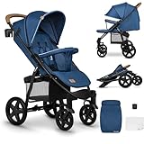 LIONELO Annet Plus Buggy bis 22 kg mit Liegefunktion, Kinderwagen klein zusammenklappbar mit...