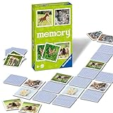 Ravensburger 22458 - Tierbaby Memory®, der Spieleklassiker für Tierfans, Merkspiel für 2-6...