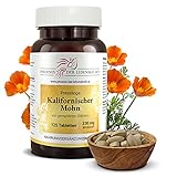 Kalifornischer Mohn Tabletten 330mg | 125 Tabletten Eschscholzia californica | Premium Qualität aus...