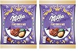 Milka Feine Kugeln Mix 1 x 133g I Weihnachtsschokolade Einzelpackung I Adventskalender Schokolade I...