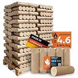 HEIZFUXX Holzbriketts Nestro XL Blue - Weichholzbriketts Palette 960 kg (96x10 kg) - Premium...