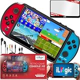 iLogic Handkonsolen Spielkonsole Tragbare X12 5000 5.1' Retro Handheld Spiele Konsole für Kinder...