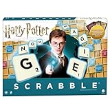 Mattel Games GMG29 - Scrabble Harry Potter Wortspiel in Deutscher Sprachversion, Brettspiel,...