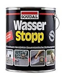 Soudal Wasser Stopp, mit Kunststofffasern verstärkte Beschichtung für trockene und nasse...