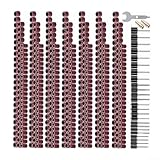 531-teiliges Aluminiumoxid-Trommelschleifer-Set mit 7 Körnungen, 24 Spanndornen und Spannfutter...