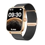TOOBUR Smartwatch mit Telefonfunktion, Smartwatch Kompatibles Android und iOS Telefon，Fitnessuhr...