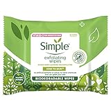 Simple Kind to Skin Peeling Hypoallergene biologisch abbaubare Gesichtstücher für empfindliche...