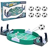 xinrongda Interaktives Tischfußballspiel mit 6 Fußbälle, Mini Tischkicker Desktop Spielzeug Tisch...