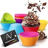 AVANA Wiederverwendbare Muffinformen aus hochwertigem Silikon Umweltschonend Cupcakeförmchen...