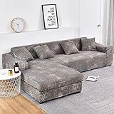 NUTX L-förmiger Sofabezug für das Wohnzimmer, elastischer Stretch-Sofakissenbezug, Heimdekoration,...