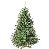 Künstlicher Weihnachtsbaum in Premium Qualität mit FSC-zertifiziertem Holzständer – Naturgetreu...