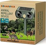 RoamRover 1er-Pack Katzenschreck für Garten Solar, Ultraschall-Katzenschreck für den...
