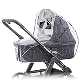 Zamboo Universal Komfort Regenschutz für Kinderwagen/Babywannen - gute Luftzirkulation,...