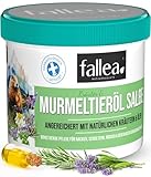fallea Murmeltiersalbe 200ml – Original mit Murmeltieröl, Kampfer, Lavendelöl & Rosmarin |...