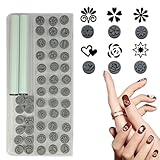 Yonuaret Nagelstift Für Maniküre,Maniküre Stempel Set Für Frauen - Schnelle Nageldekoration...