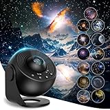 Macchiatto sternenhimmel projektor, Planetarium Projector Lamp with 13 Planet Discs, LED...