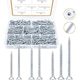 VIGRUE 480 Stück Spanplattenschrauben mit Senkkopf und Torx-Antrieb M4 M4.5 M5,...