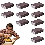 COMFOLIVING Schleifblock, Schleifpads für Holz, 10 Stück Schleifpapierblock, waschbarer...