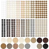 GUOYIHUA 16 Blatt Schraubenloch Aufkleber, Ø21MM Selbstklebend Schraubenabdeckung, 864 Stück...