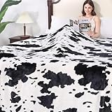 cow print Mikrofaser-Bettdecke für Queen-Size-Bett, leicht, Queen-Size-Decke für Bett, 228,6 x...