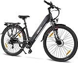 ESKUTE E-Bike Polluno, Elektrofahrrad 28 Zoll mit 36V 14.5Ah Samsung-Zellen Akku bis zu 100km Lange...