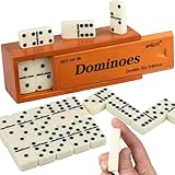 Smilejoy Dominos Set für Erwachsene -Jumbo Größe Dominos Doppel Sechs Edition- Klassische...