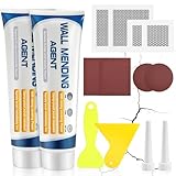 flintronic Spachtelmasse Weiß Innen, 200g Wand Reparatur Reparaturspachtel Set mit Spachtel,...