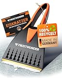FROSTWUNDER - Eiskratzer Messingklinge [Made in Germany] - 100% recycelter Eiskratzer Auto...