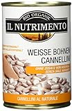 IL NUTRIMENTO Weisse Bohnen natur (Cannellini) - ohne Salz, 12er Pack (12 x 400 g)