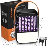 Moskito Killer Lampe, 2 In 1 Solarstrom Insektenvernichter Elektrisch mit 1200mAh USB...