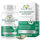 Körper Deodorisierende Ergänzung 120 Kapseln, Interne Deodorant Chlorophyll Kapseln, natürliche...