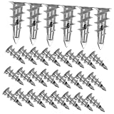 LIFKOME 100 Stück Schwerlast Trockenbau dübel Selbstbohrend Wandanker für Wandbefestigung und...