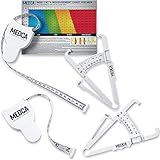 Körpermaßband und Hautfalz-Messschieber für Körper-Set, 2 Stück,...