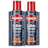 XXL Alpecin Coffein-Shampoo C1-2 x 375 ml - Gegen erblich bedingten Haarausfall | Anti-Haarausfall |...