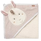 Fehn Kapuzenhandtuch Baby Lama - Kuscheliges Babyhandtuch mit Kapuze - Ideal als Badeponcho und...