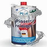 plid® Pinselreiniger Farblos - Geruchsmilder Pinselreiniger für farbverschmutzte Pinsel,...