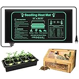 SUWITU Heizmatte Pflanzen, Wärmematte für Sämling Germination und Haustier, 21W Reptil Dragon...