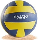 NAJATO Sports Volleyball – Langlebiger Beachvolleyball Größe 5 – Für den Outdoor & Indoor...