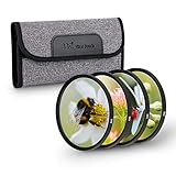 JJC 55MM Close-up Nahlinsen Filter 4 Stück/Set (+2, +4, +8, +10) Makrolinsen Makro Filter für...