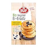 RUF Bio Veganer Ei-Ersatz, 100% pflanzlicher Vollei-Ersatz,zum Backen,für Desserts,zum...