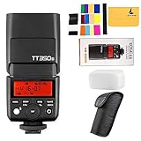 Godox TT350S TTL 2.4G HSS 1 / 8000s GN36 Kamera Flash Speedlite für Sony Kompatibel für Sony...