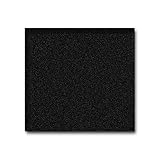 Yuchengstone Servierplatte aus schwarzem Granit – Handgefertigte Natursteinplatte, massiv, eckig,...