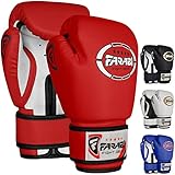 4-oz Farabi Kids Boxing Gloves Synthetic Leather for Training Punching Sparring Combat Fitness Gym...