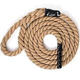 RELAX4LIFE Kletterseil aus Jute, Trainningsseil Ø38 mm, 3-strängiges Schaukelseil mit...