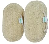 Natürlicher Luffa-Schwamm für Körperpflege – Peeling & Massage | Duschschwamm aus Luffa für...