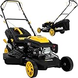 Craftfull Rasenmäher CR-196-30 | 4,4 KW 6 PS | 190 cm³ OHV Motor | Benzinrasenmäher - Mäher...