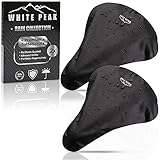 WHITE PEAK® 2er Set Sattelbezug in Universalgröße für jedes Fahrrad - Sattelschutz Wasserdicht -...