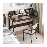 Eckschreibtisch mit Ablagefach für Schlafzimmer und Home Office, kleiner und einfacher Laptoptisch...